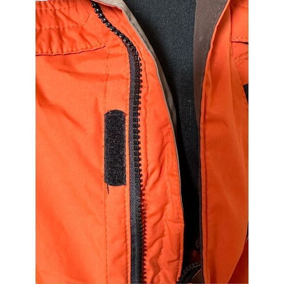 Protection System Jacket Orange & Brown Hooded Insulated Pockets Zipper Sz Boys - Picture 5 of 11